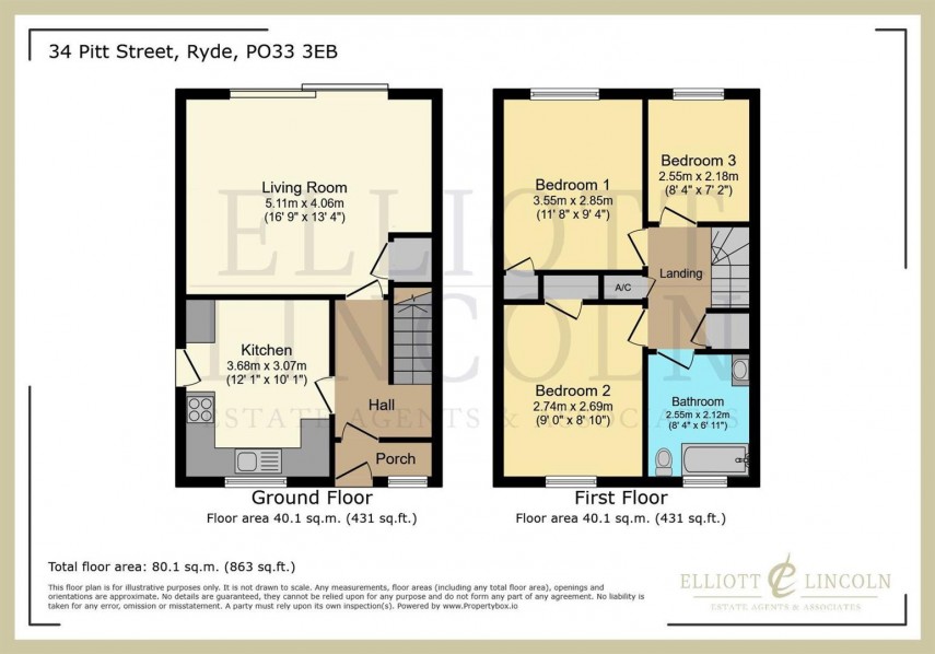 Floorplan for Pitt Street, Ryde.