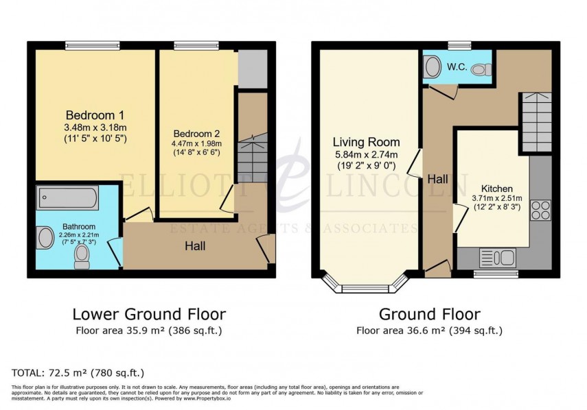Floorplan for Woodbine Close