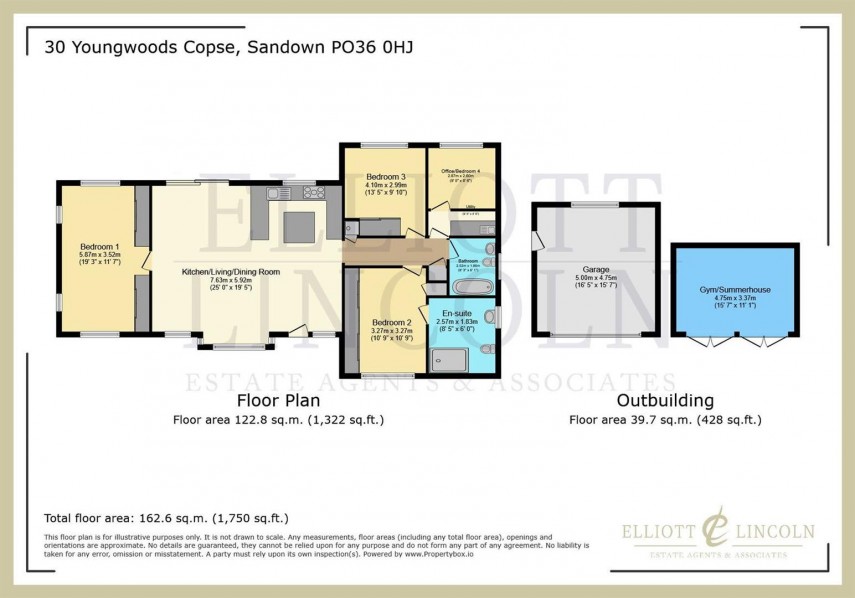 Floorplan for Alverstone Garden Village