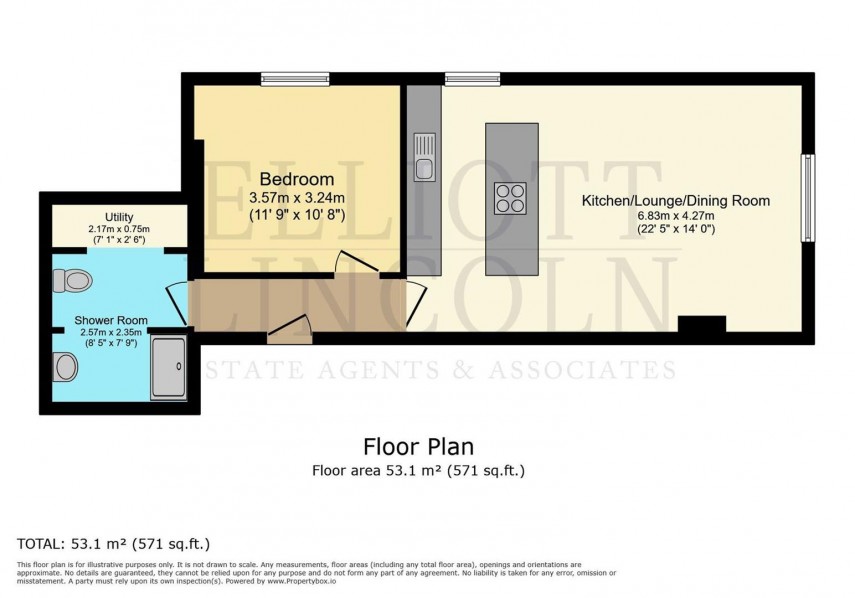 Floorplan for Kings Road, Bembridge