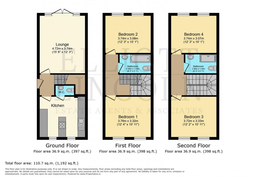 Floorplan for Lesslie's Place, Ventnor