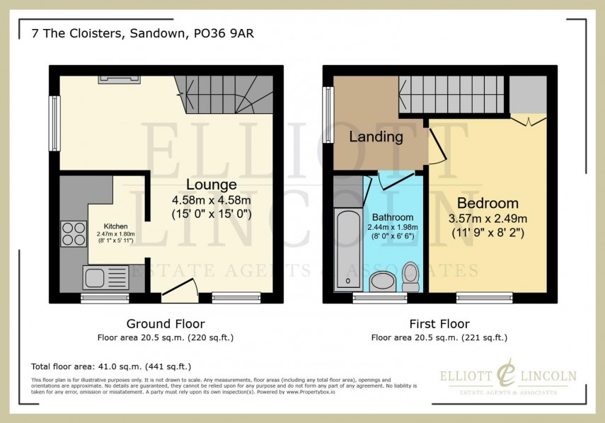 Floorplan for The Cloisters, Sandown