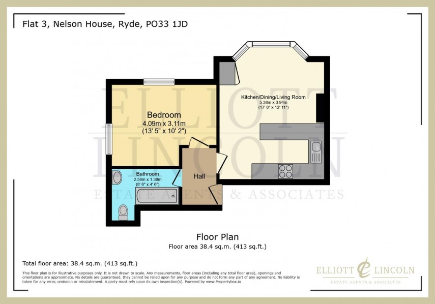 Floorplan for The Strand, Ryde