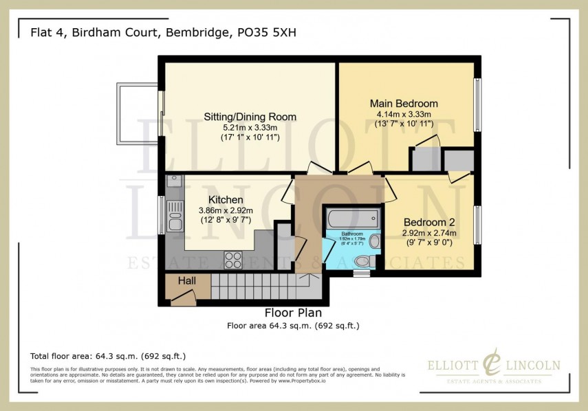 Floorplan for Steyne Road, Bembridge