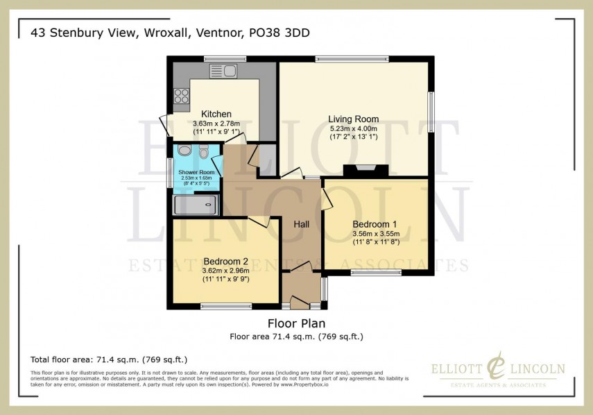 Floorplan for Stenbury View, Wroxall, Ventnor