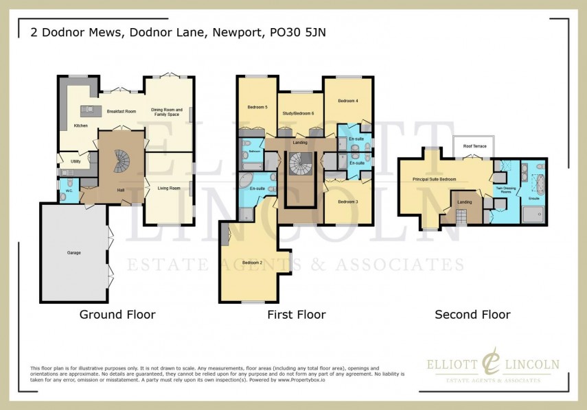Floorplan for The Laurels, Dodnor Lane. PO30 5JN