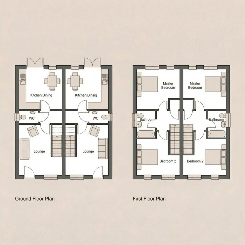 Floorplan for Place Road, Cowes