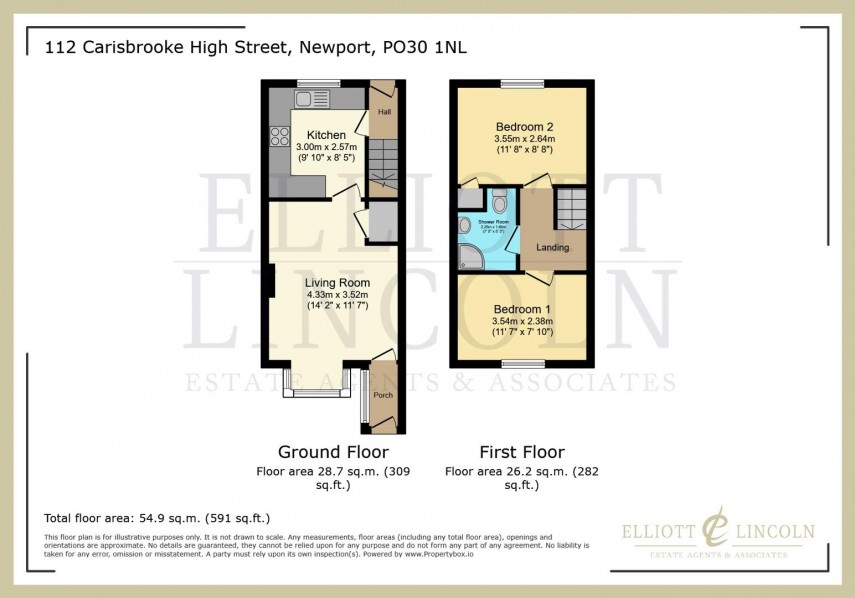 Floorplan for Carisbrooke High Street, Newport