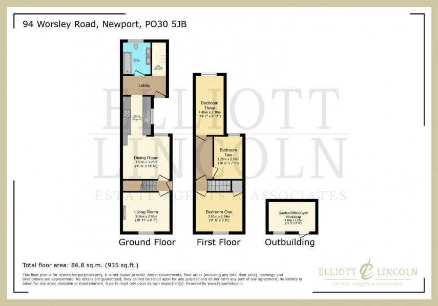 Floorplan for Worsley Road, Newport