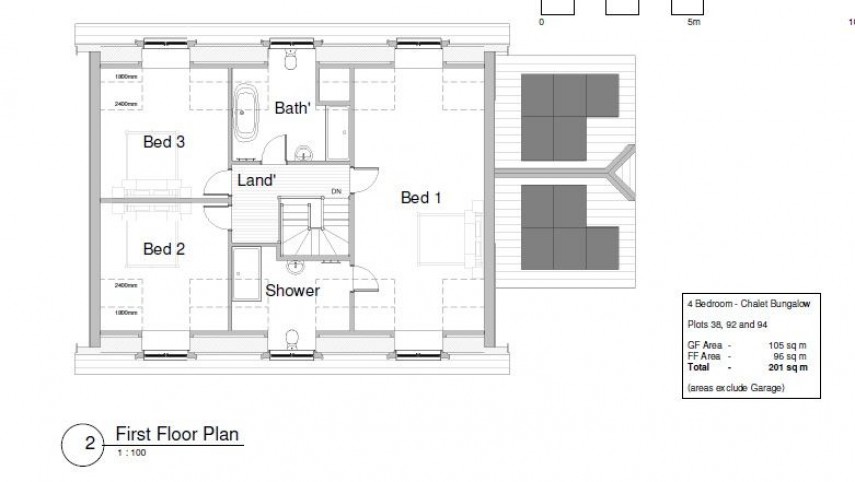 Floorplan for Plot 92. 18 Sunset Drive, Meadow View Park, Cowes, Isle of Wight.