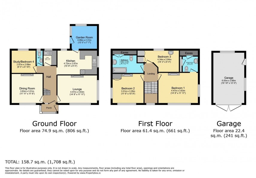Floorplan for Howgate Road, Bembridge, PO35 5QN