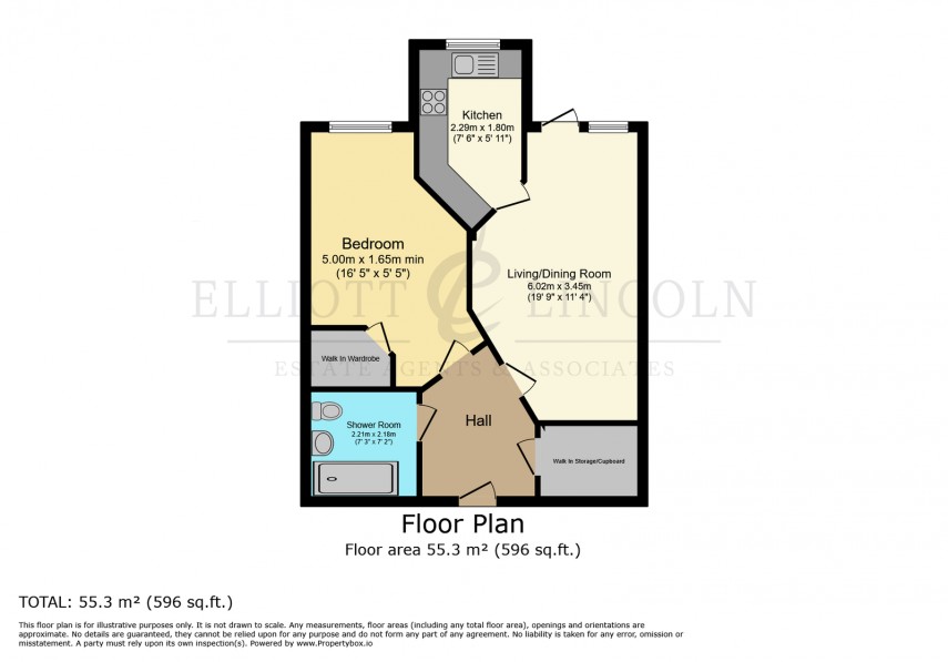 Floorplan for Silver Sands Court, Bembridge.