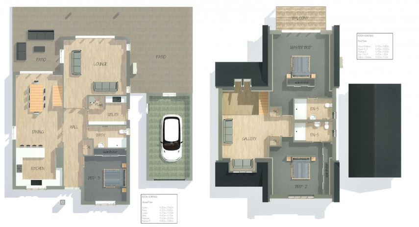 Floorplan for 19 Cordelia Gardens, Cowes, PO31 7GB