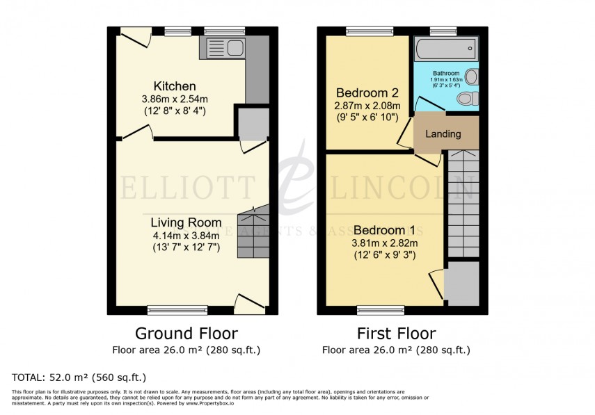 Floorplan for Stainers Close, Ryde.