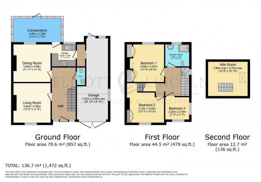 Floorplan for Station Road, St Helens, Isle of Wight.