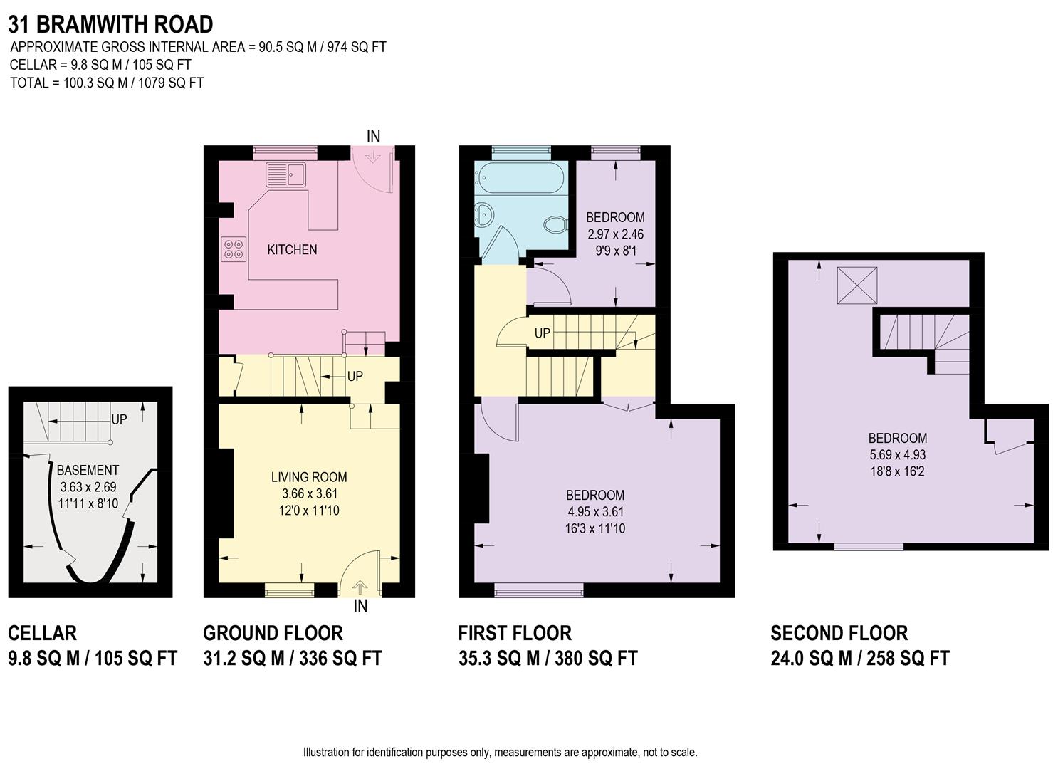 Floorplan for Bramwith Road, Nether Green, Sheffield