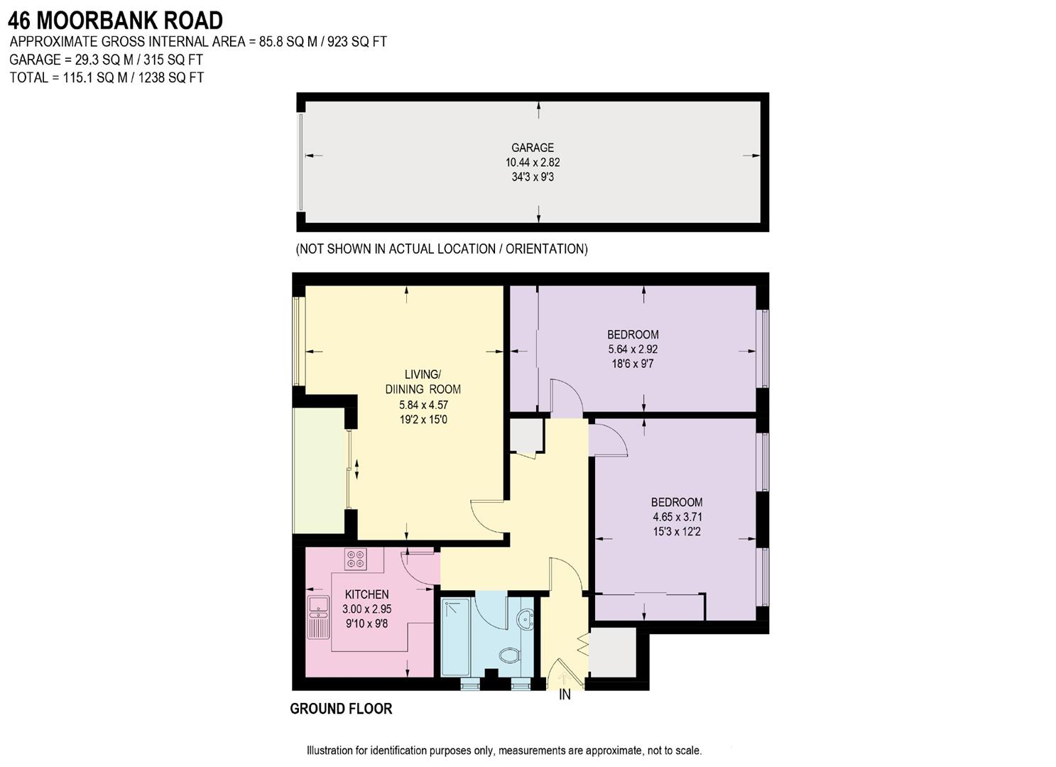 Floorplan for Moorbank Road, Sandygate, Sheffield