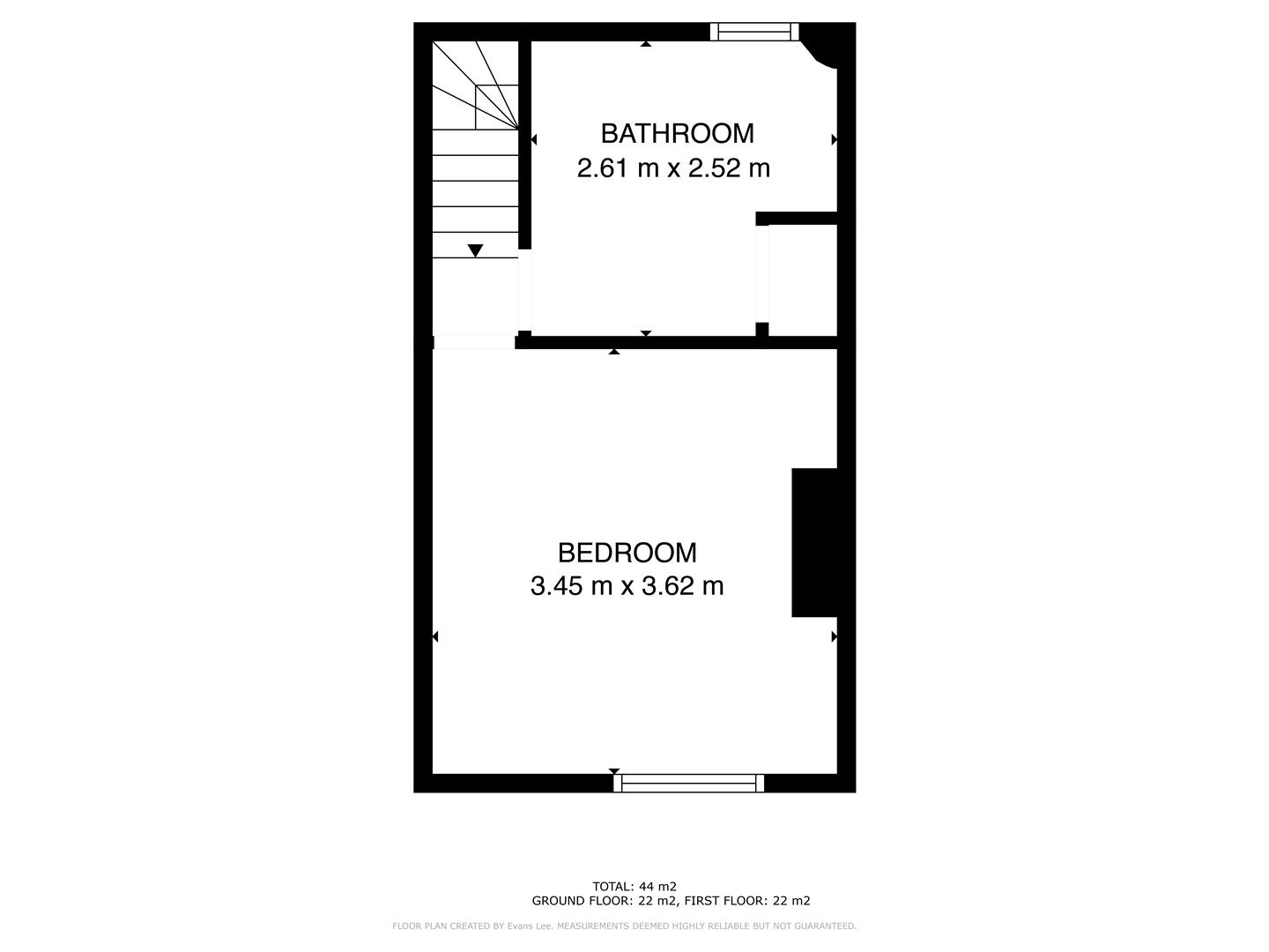 Floorplan for Longfield Road, Crookes, Sheffield
