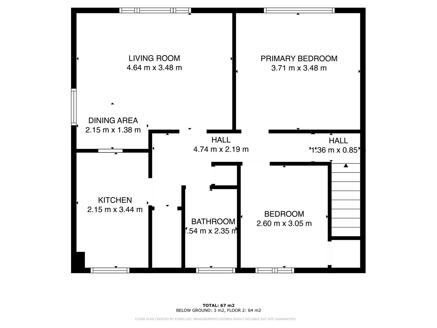 Floorplan for Oakburn Court, Broomhall Road, Sheffield