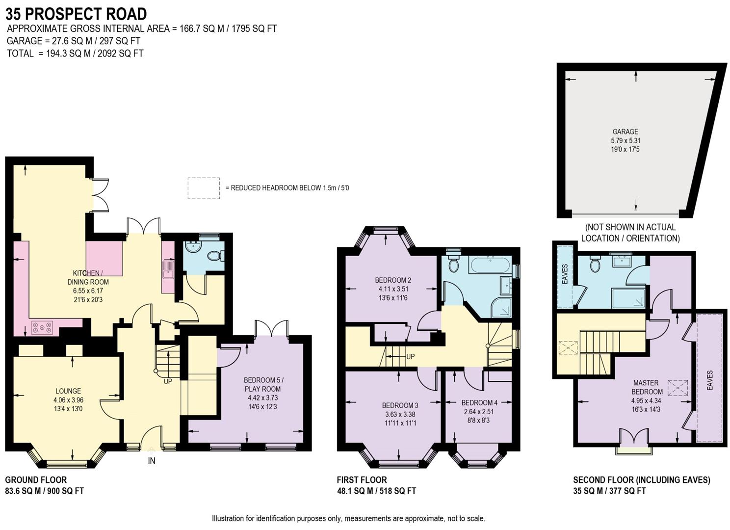 Floorplan for Prospect Road, Bradway, Sheffield