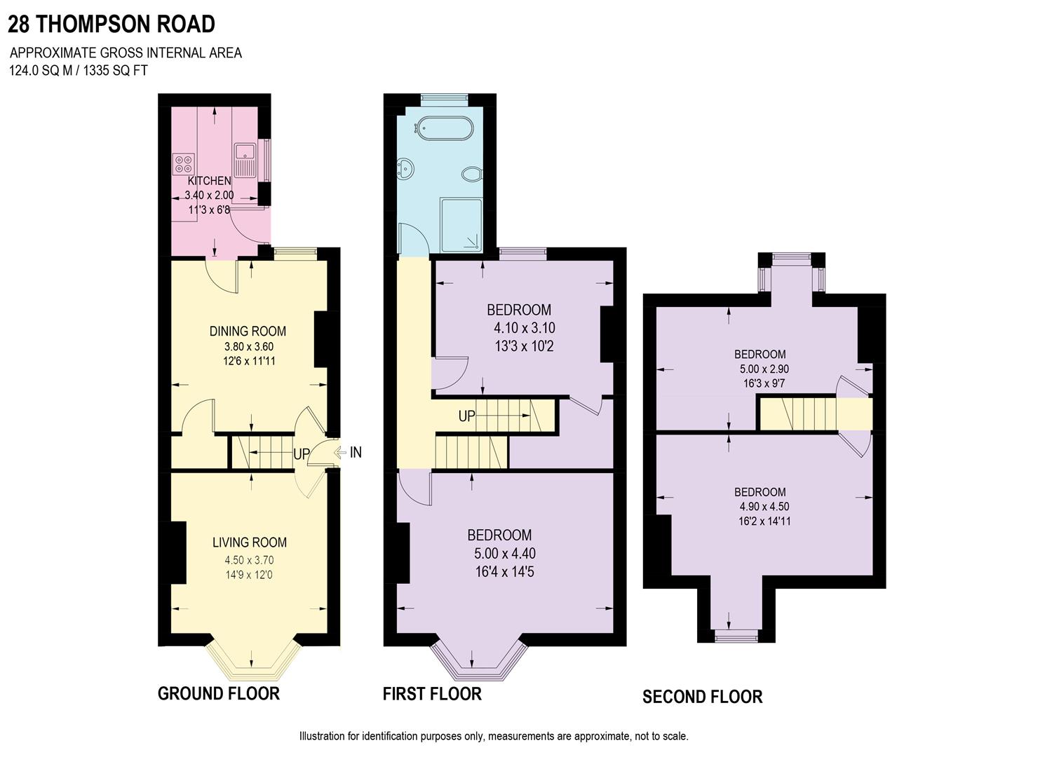 Floorplan for Thompson Road, Sheffield