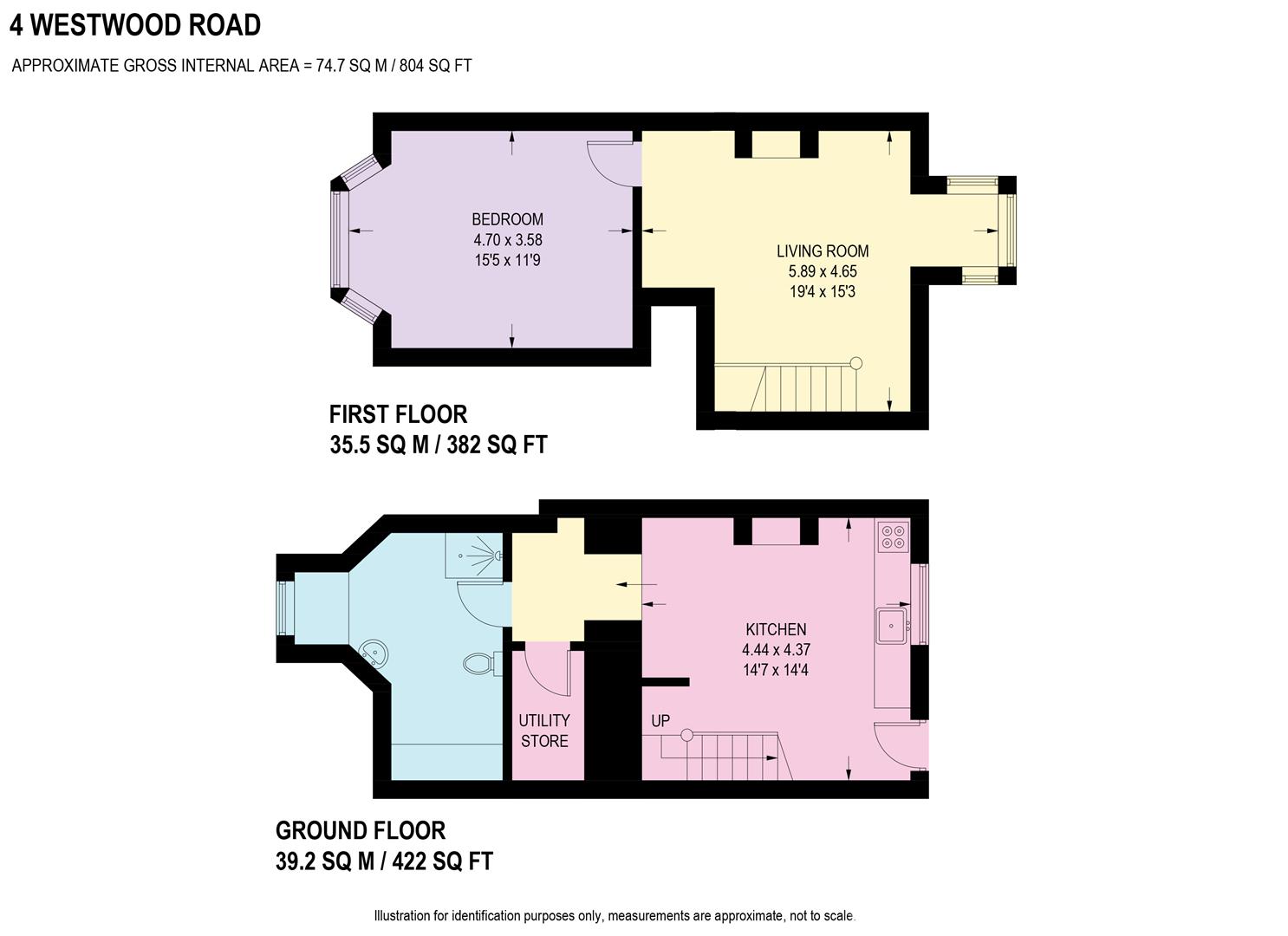 Floorplan for Westwood Road, Bingham Park, Sheffield