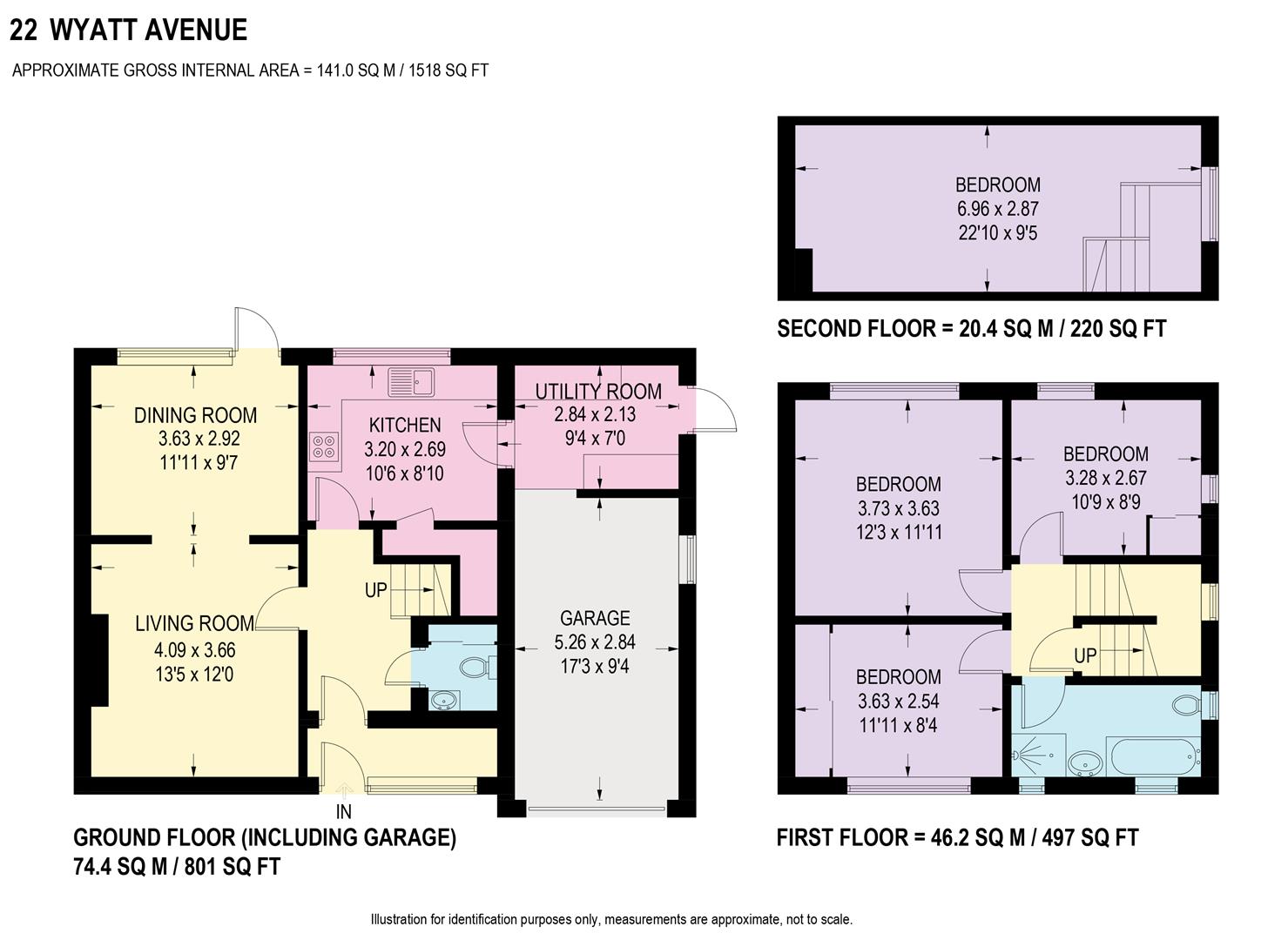 Floorplan for Wyatt Avenue, Sheffield