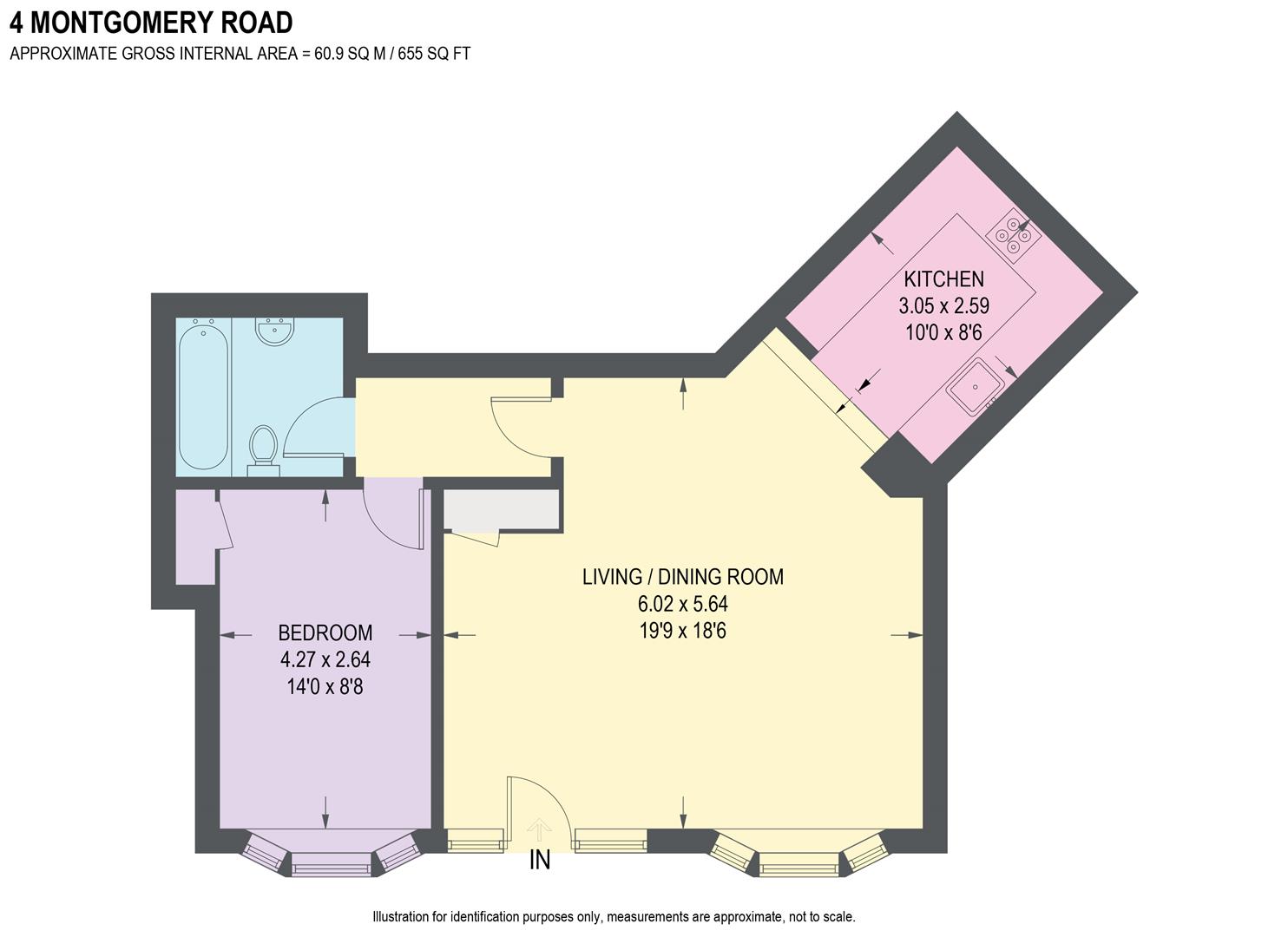 Floorplan for Montgomery Road, Nether Edge, Sheffield