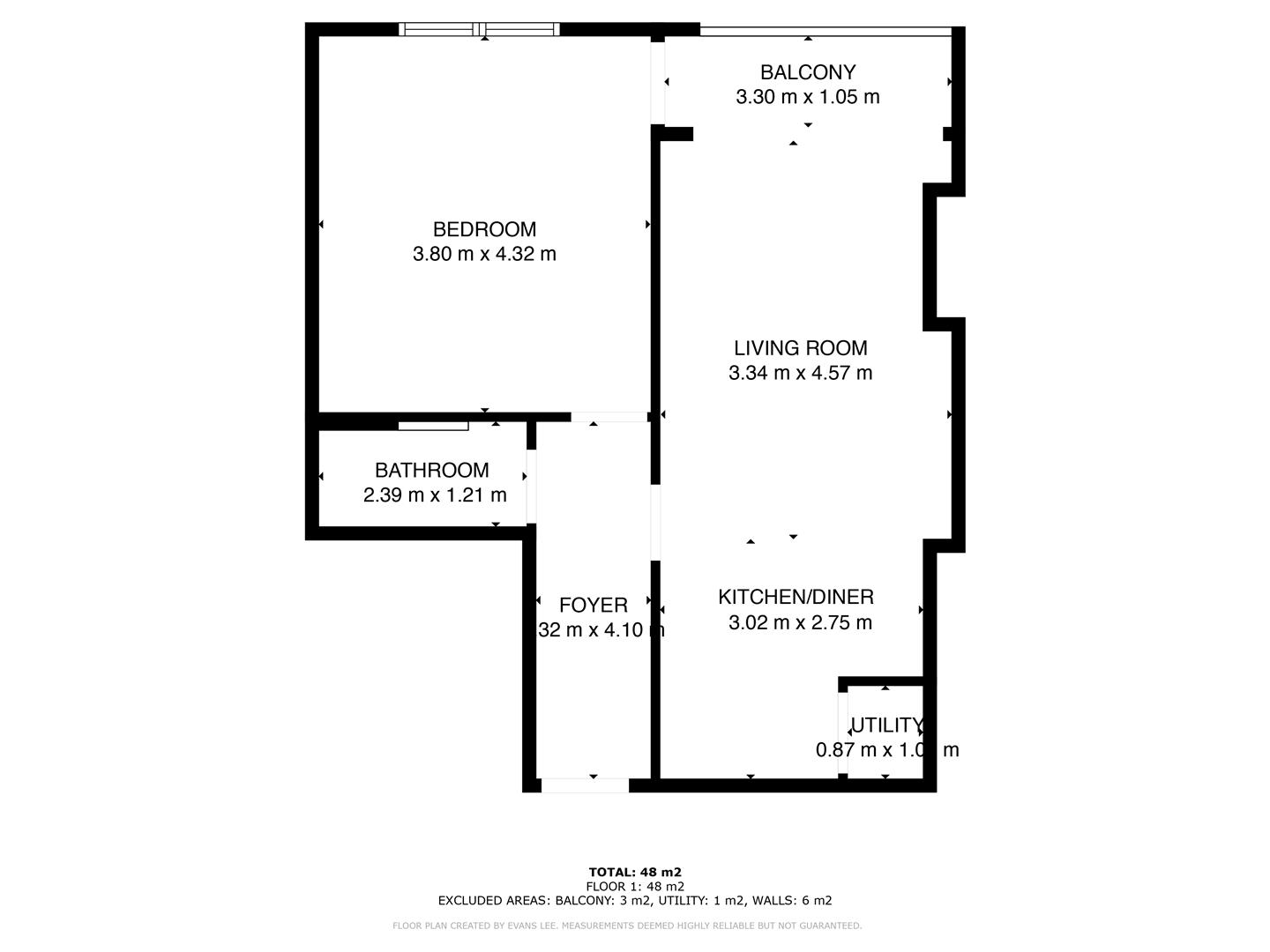 Floorplan for St. Marys Gate, Sheffield