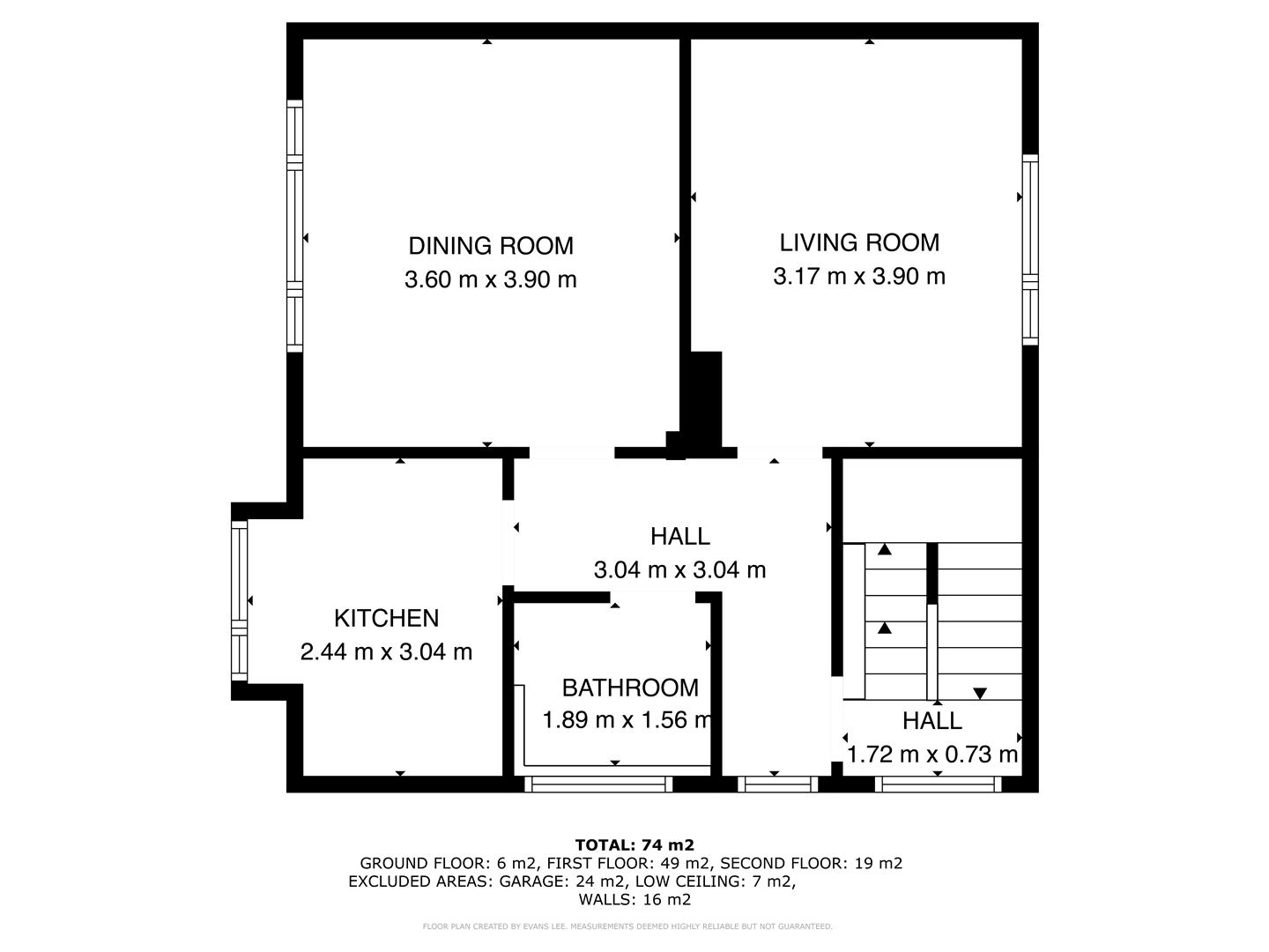 Floorplan for Bell Hagg Road, Sheffield