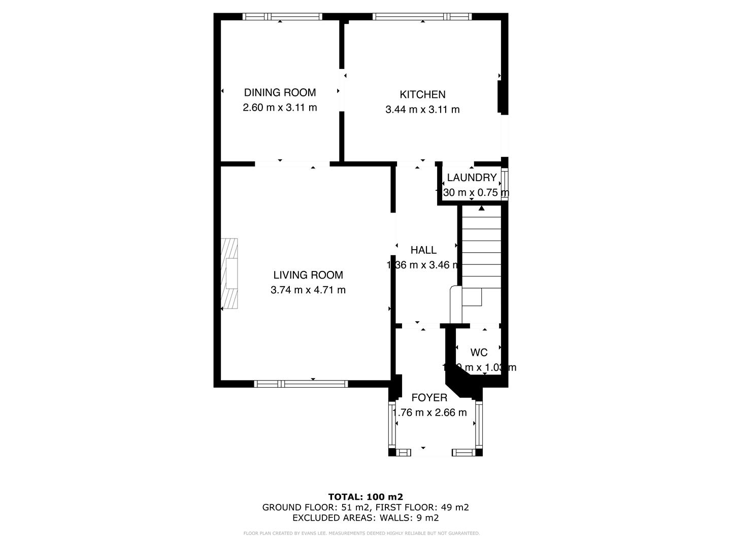 Floorplan for Blackbrook Road, Sheffield