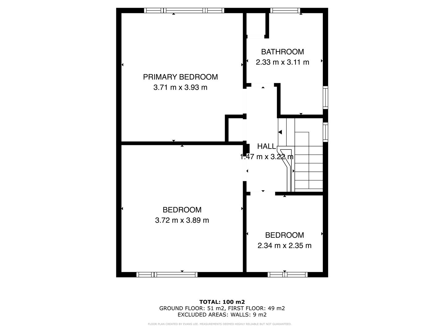 Floorplan for Blackbrook Road, Sheffield