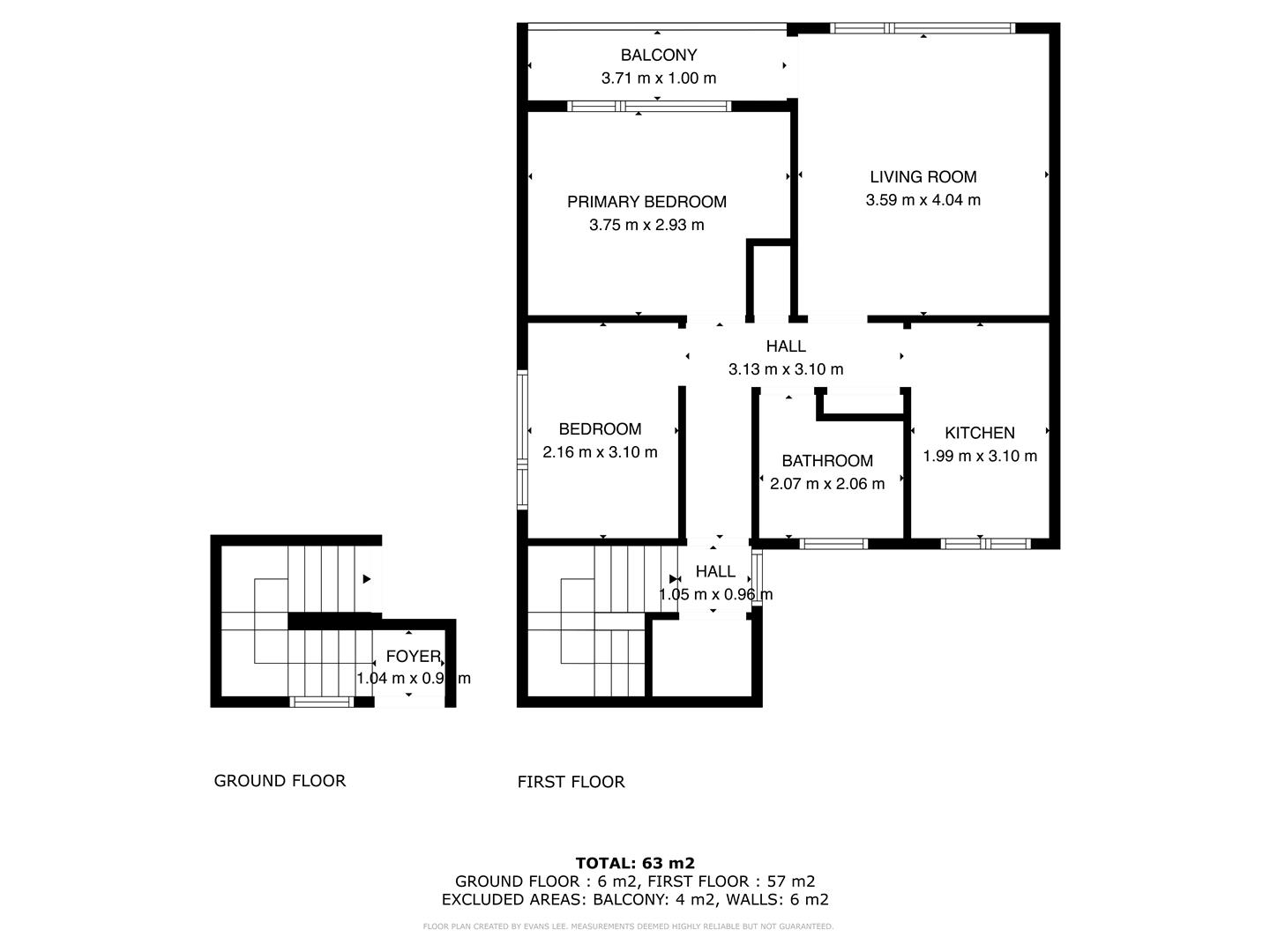 Floorplan for Hangingwater Road, Sheffield