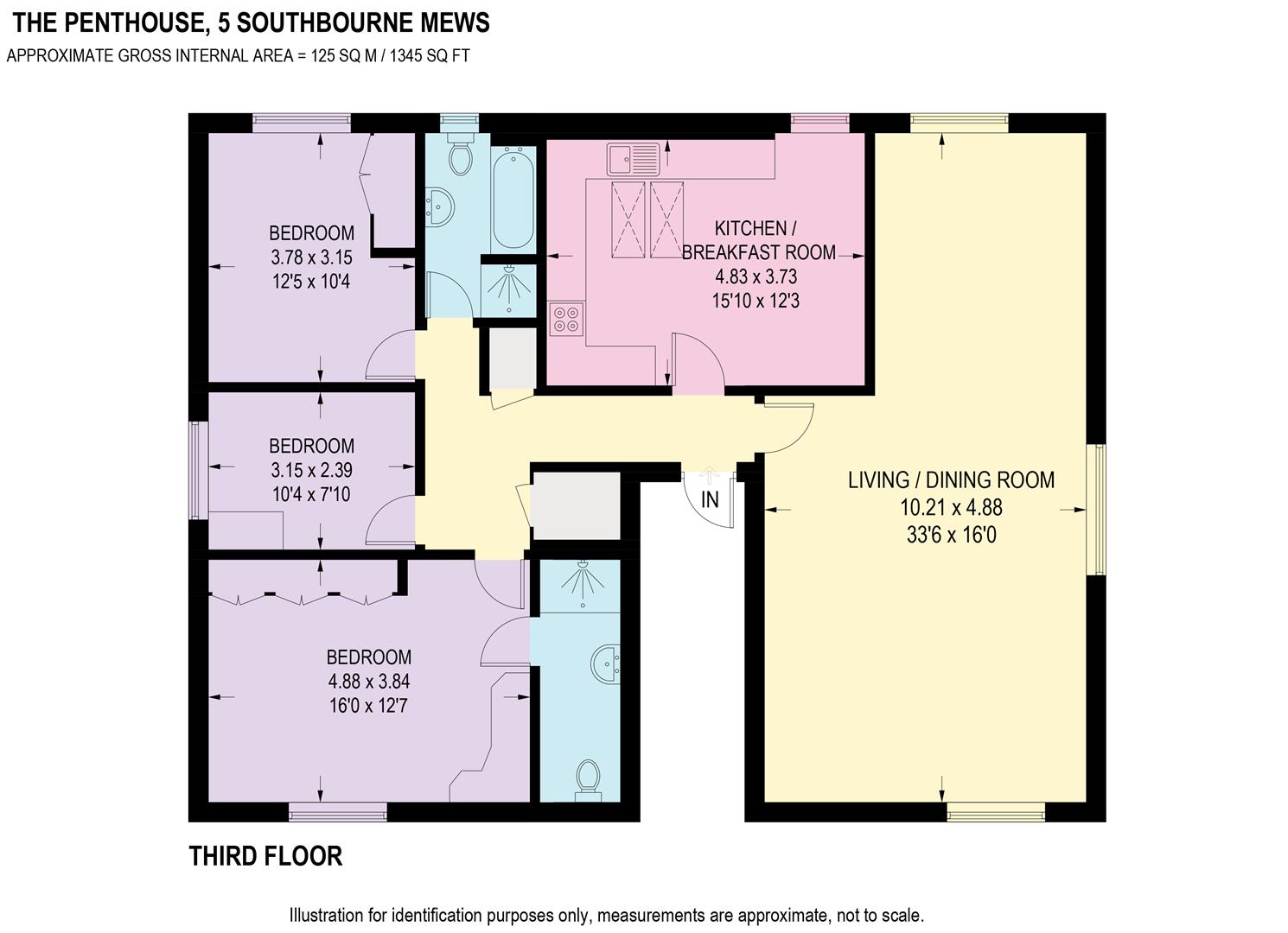 Floorplan for Southbourne Road, Sheffield