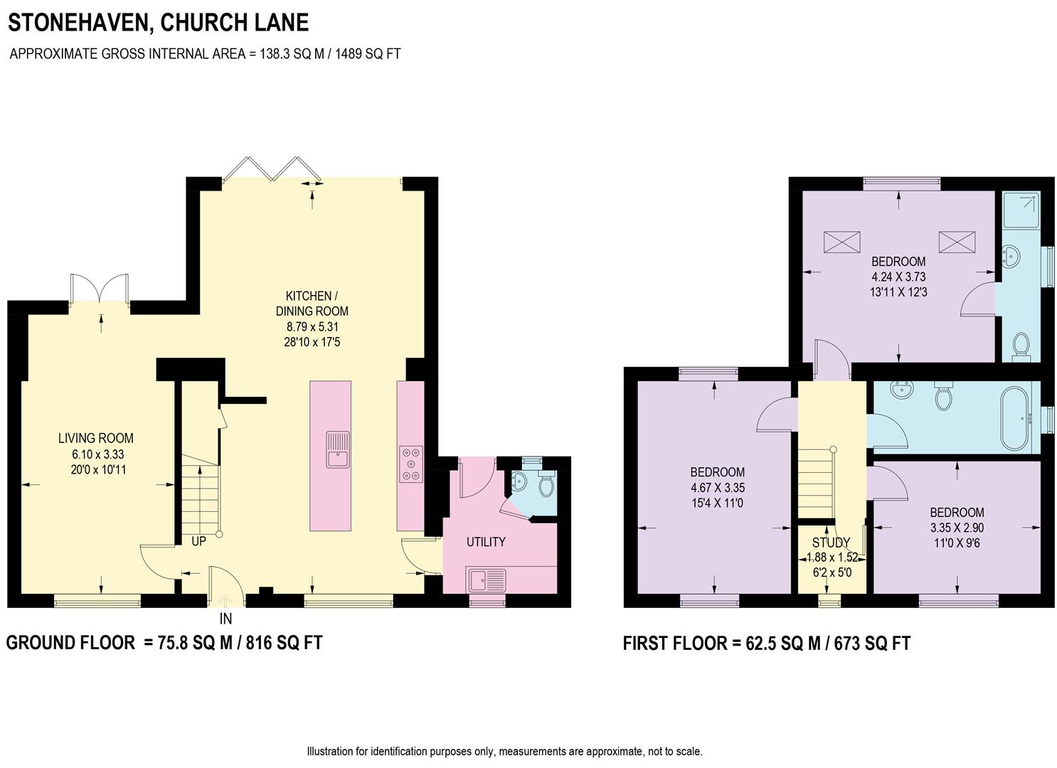 Floorplan for Stonehaven, Church Lane, Baslow