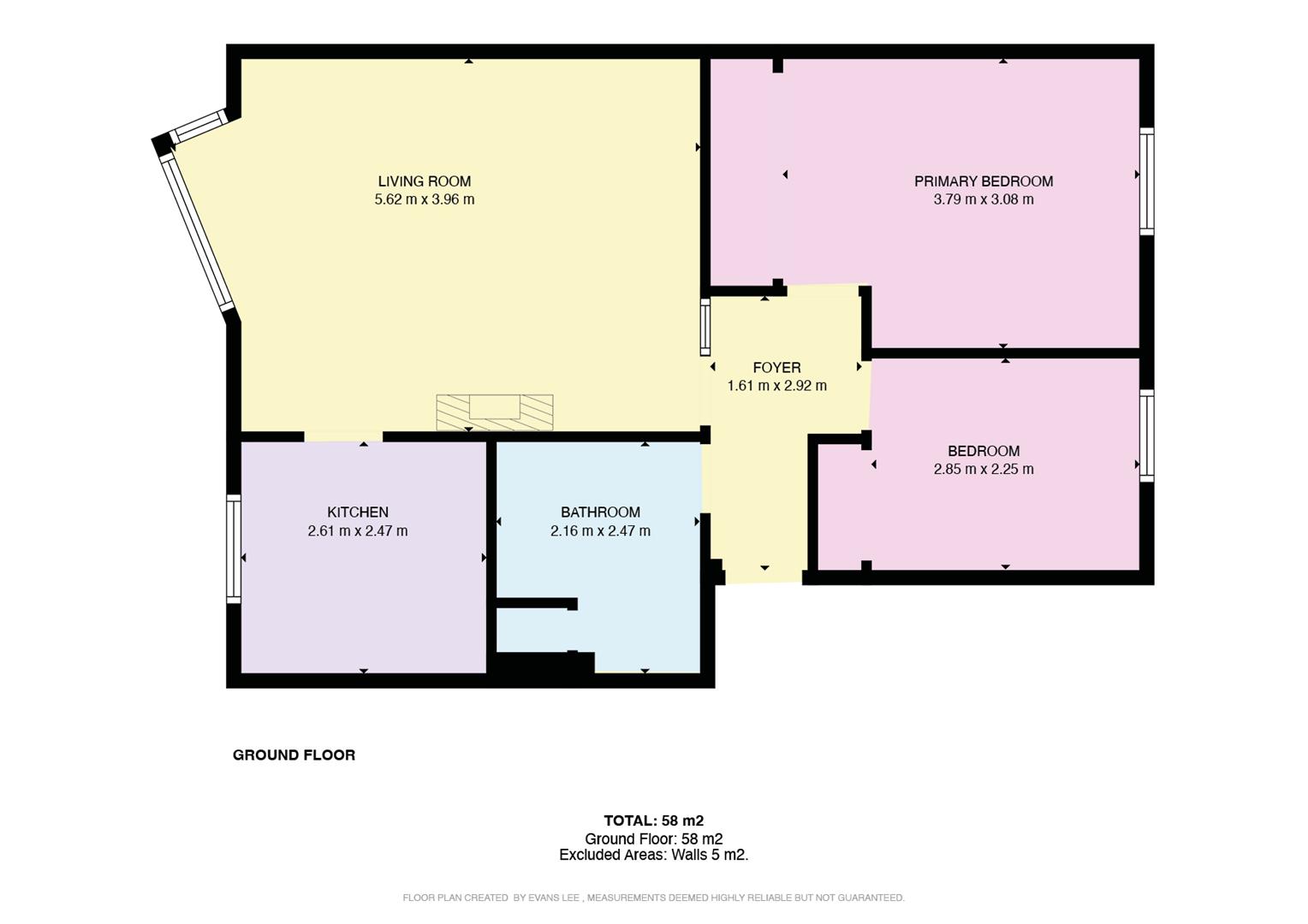 Floorplan for Duncan Road, Crookes, Sheffield