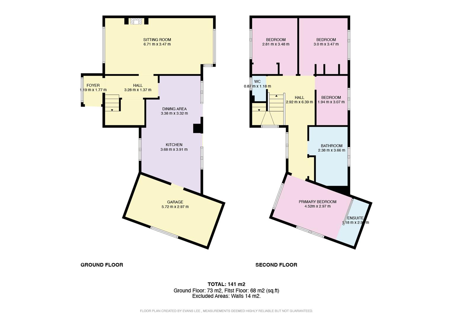 Floorplan for Charnley Avenue, Sheffield