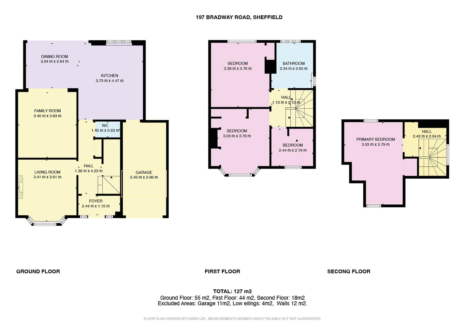 Floorplan for Bradway Road, Sheffield