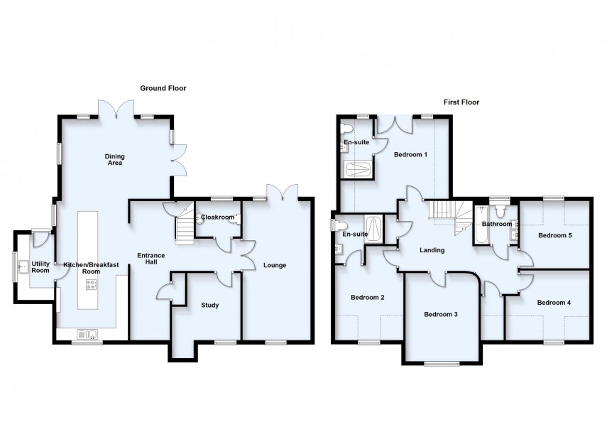 Floorplan for Cow Lane, Gawcott, MK18