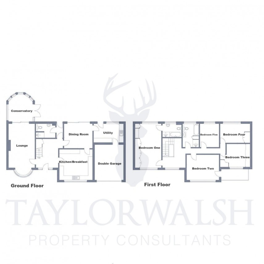 Floorplan for Wentworth Way, Bletchley, MK3