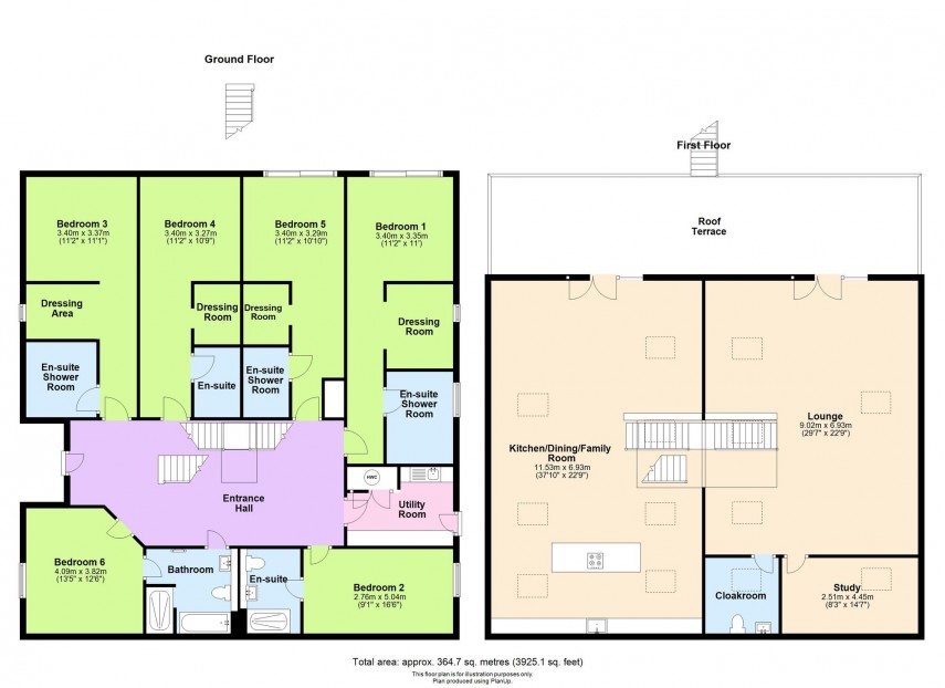 Floorplan for Warren Road, Little Horwood, MK17