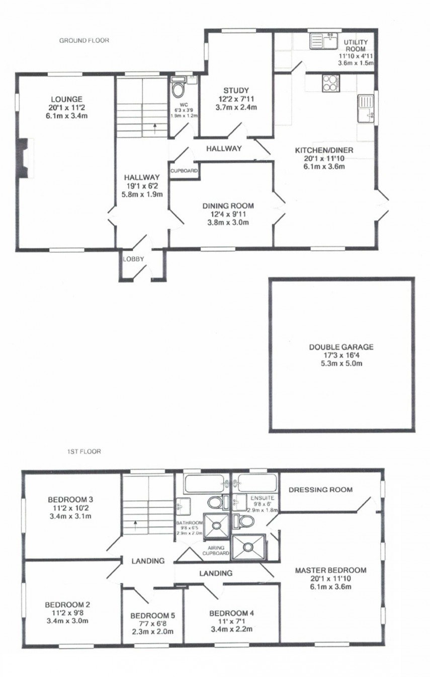Floorplan for Dormans Close, Milton Keynes Village, MK10