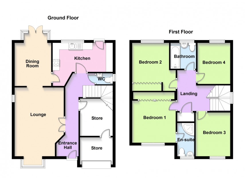 Floorplan for Muddiford Lane, Furzton, MK4