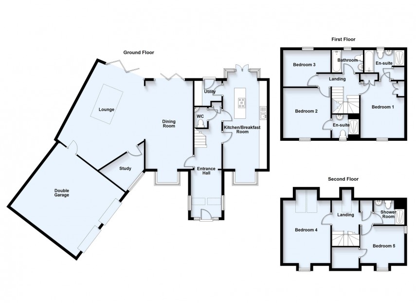 Floorplan for Lucius Lane, Fairfields, MK11