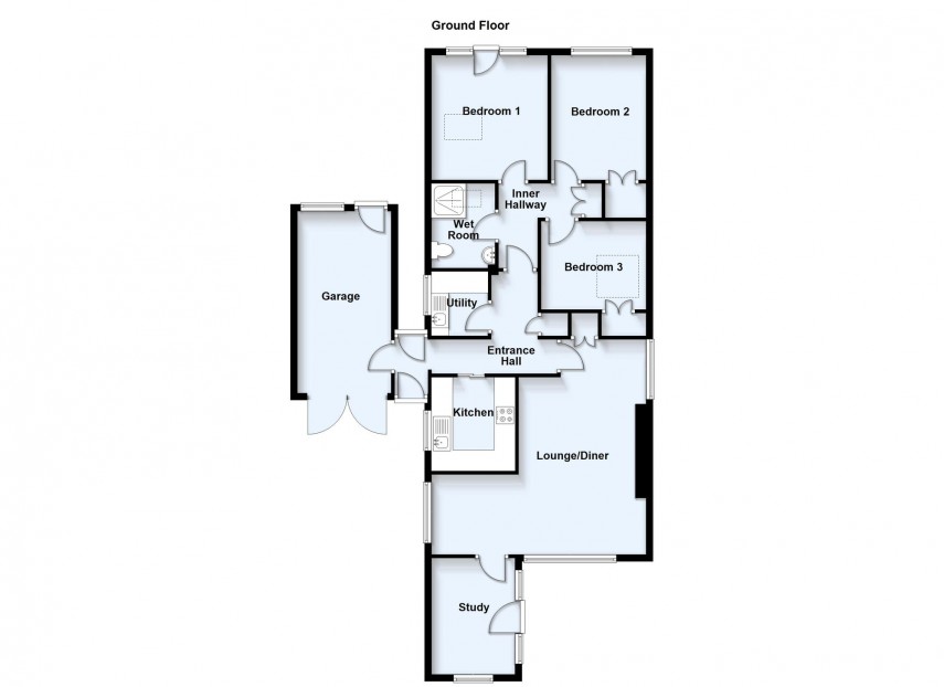 Floorplan for Simpson, Milton Keynes, MK6