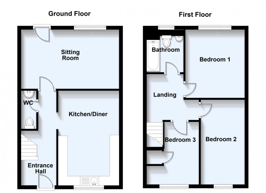 Floorplan for Kerry Hill, Oakridge Park, MK14