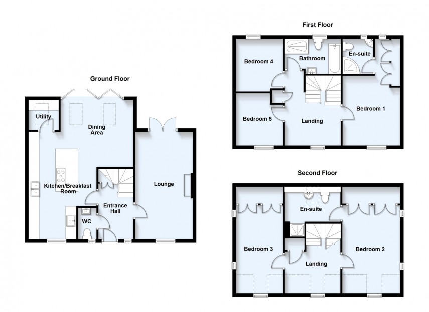 Floorplan for Babington Close, Middleton, MK10