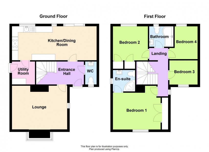Floorplan for Shuttleworth Grove, Wavendon Gate, MK7
