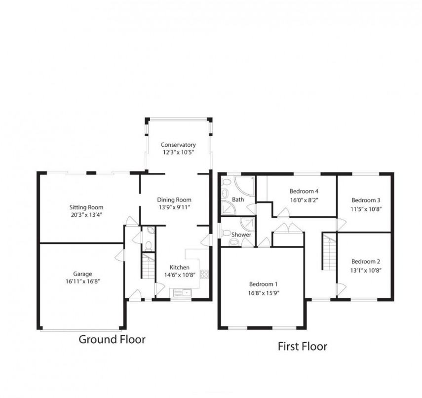 Floorplan for Simpson Road, Bletchley, MK1