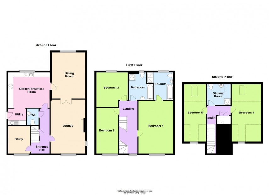 Floorplan for Brantwood Close, Westcroft, MK4
